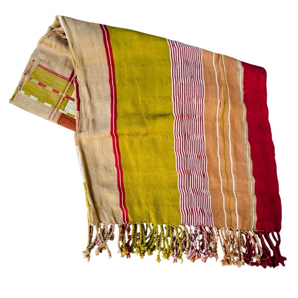 NWT Boutique Poncho Serape Handwoven embroidered Lobos Del Mar - Picture 2 of 13